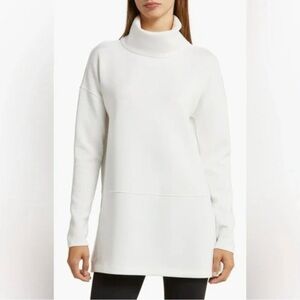 Spanx AirEssentials Turtleneck Tunic Size Small Powder White